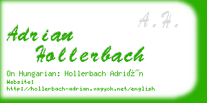 adrian hollerbach business card